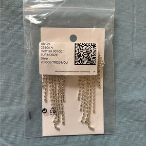 A pair of Earrings - Silver